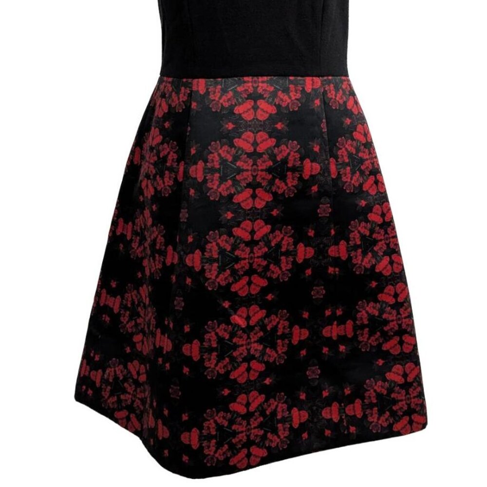 Alice + Olivia Black and Red Floral Dress - Picture 3 of 7